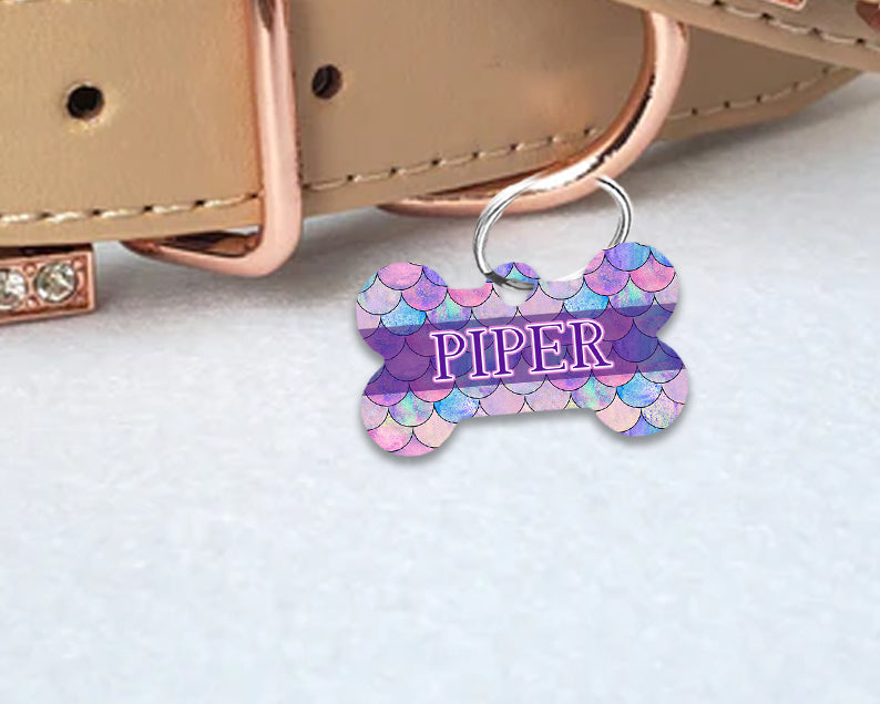 Pet ID Tag | Shimmering Mermaid